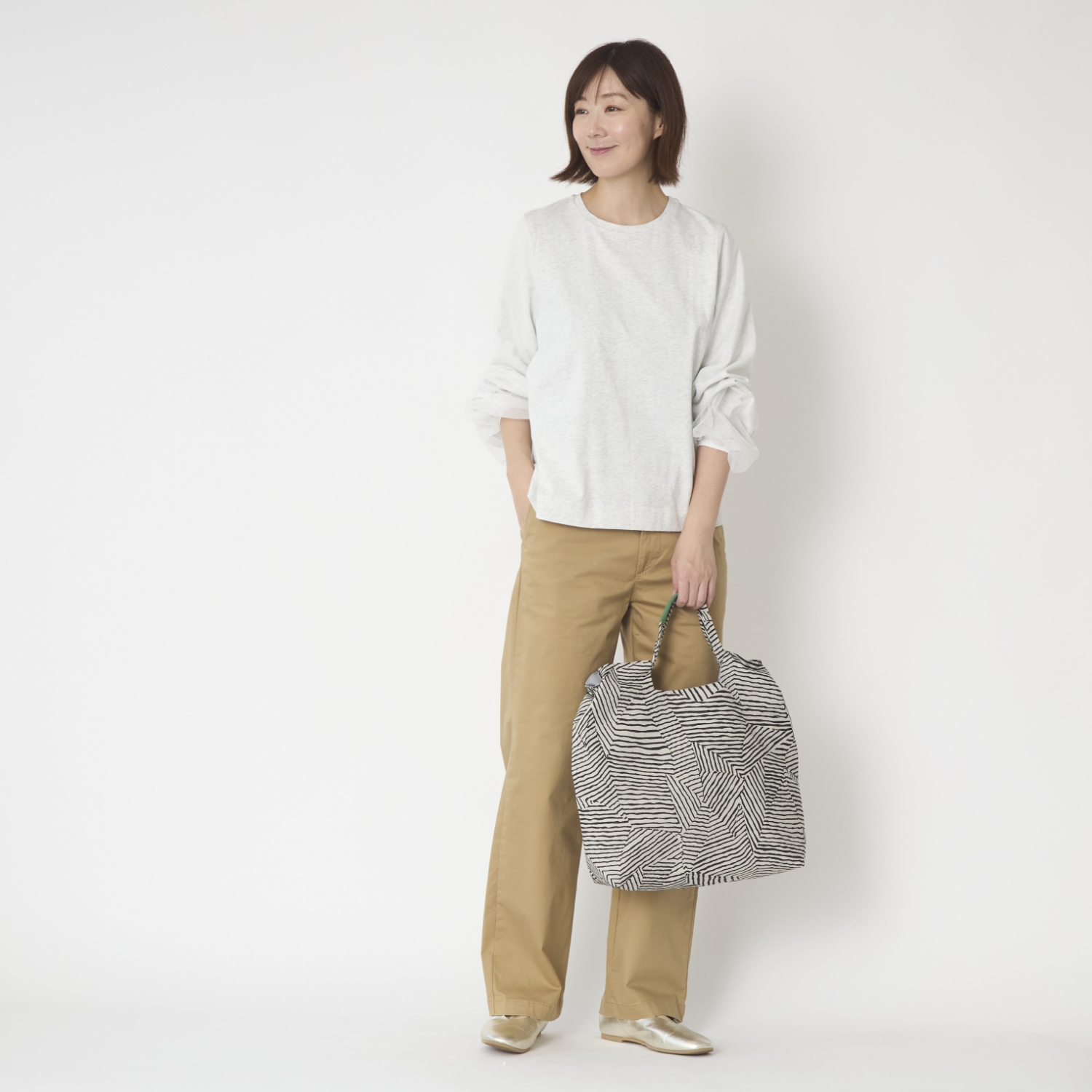 denicher/チュール×ジャージードッキングプルオーバー